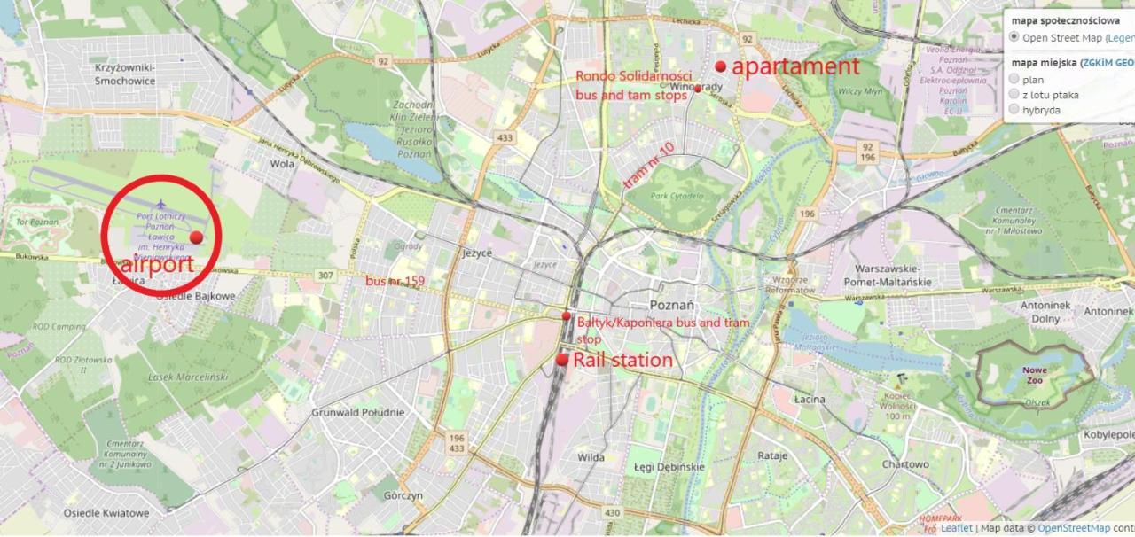 Apartament Paderewski Poznań Buitenkant foto
